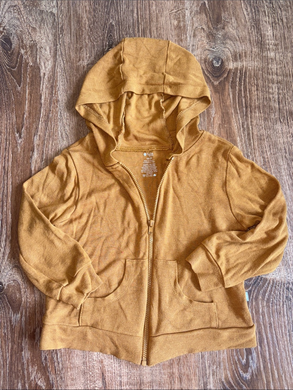 Kyte Baby Bamboo Hooded Zip Jacket - Rust
